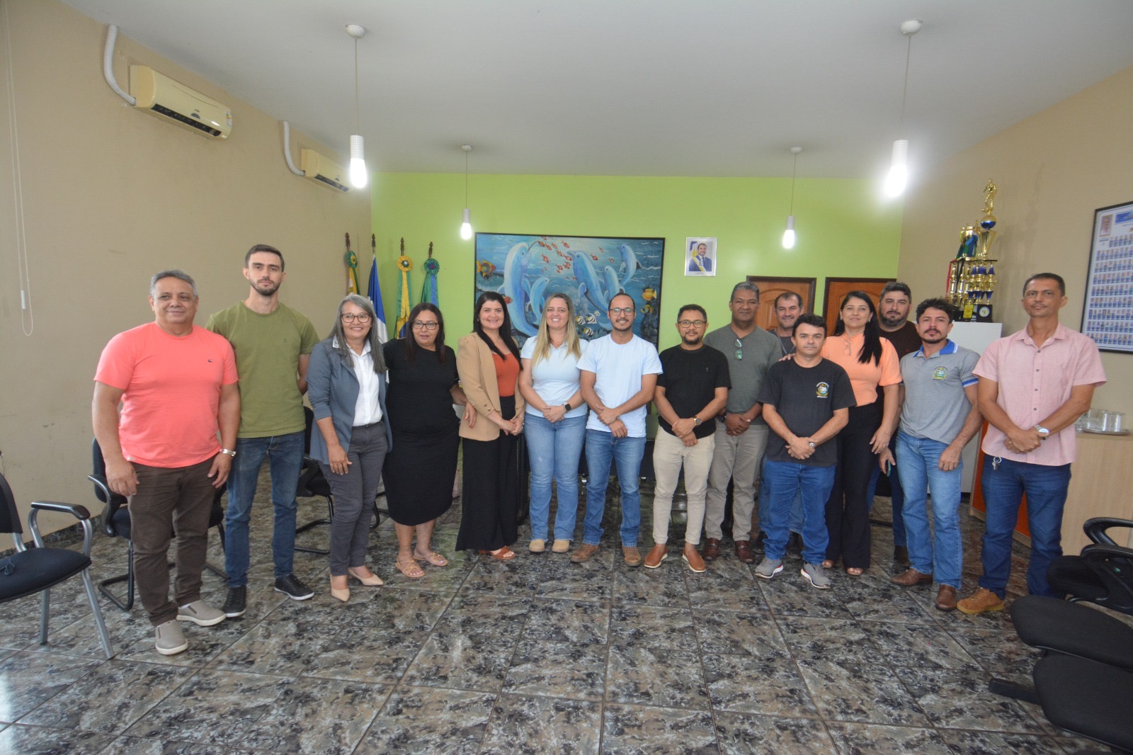 A Câmara Municipal de Vereadores de Miranorte marcou presença na cerimônia de posse dos conselheiros do Instituto de Previdência Social dos Servidores Públicos de Miranorte (IPSM).