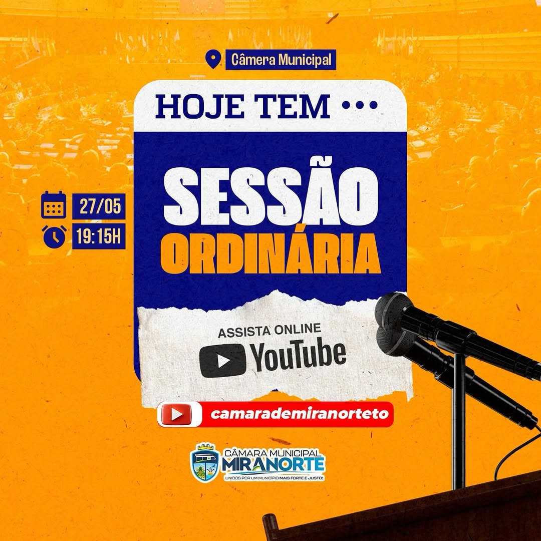 CONVITE – SESSÃO ORDINÁRIA