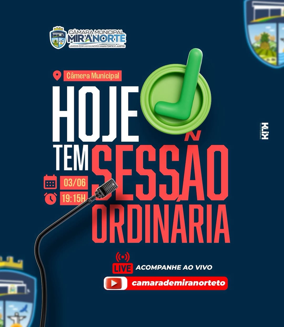 CONVITE – SESSÃO ORDINÁRIA